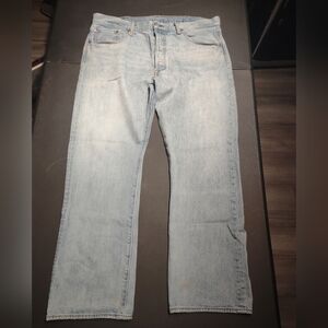 Levi's 501 Original Fit Jeans - Light Wash Indigo - Men's 38x30